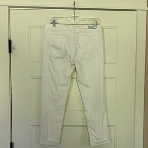 AG Adriano Goldschmied The Stilt Roll-Up Women's White Jeans 31R